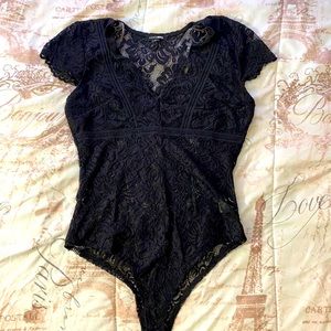 Fashion nova laced body suit- never worn